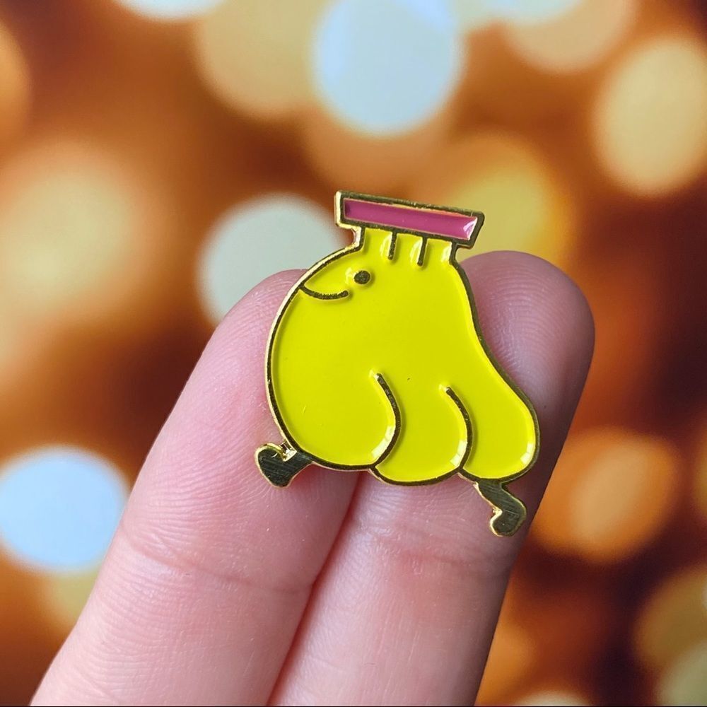 Banana On the Go Enamel Pin/ Brooch Lapel